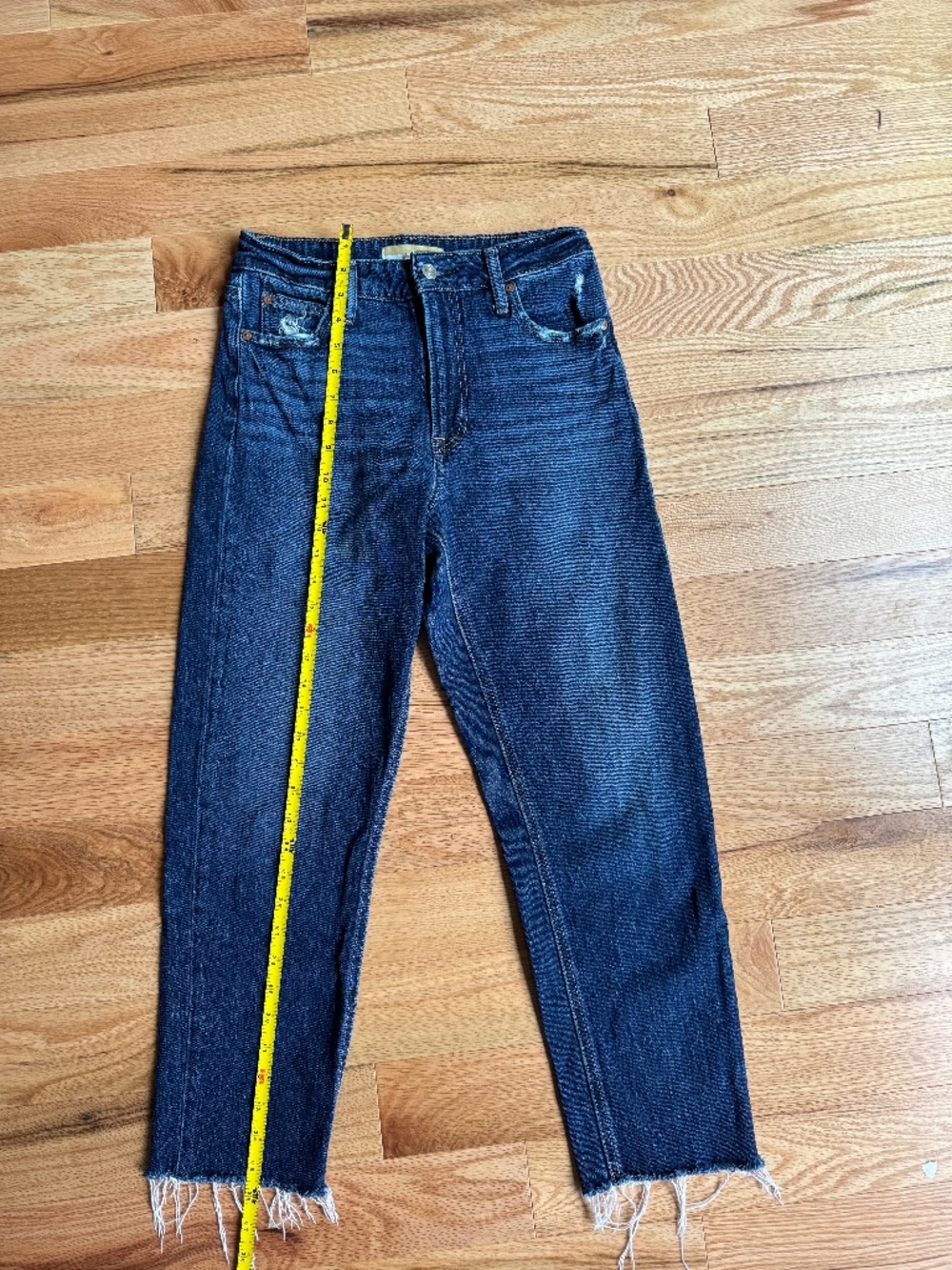 Women's Maurices Goldie Blues High Rise Cheeky Taper Ankle Jeans Size 6 Reg